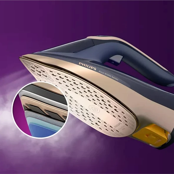Philips Azur 8000 Serisi  3000 W Buharlı Ütü - Resim 6