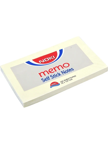 Noki Memo Yapışkanlı Not Kağıdı 75x125 Mm No:12009 (12 Koçan) ürün görseli 1