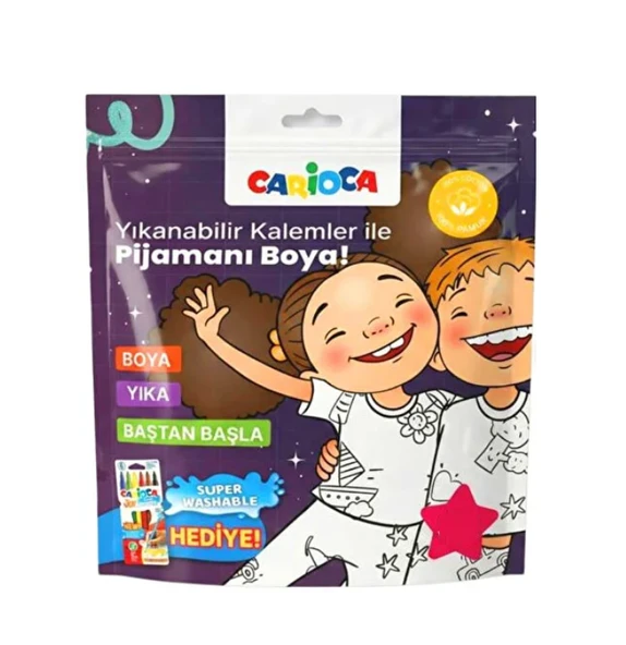 Carioca Boyanabilir Pijama-Keçeli Kalem 6-7 Yaş Ln-80013 ürün görseli 1