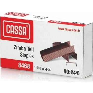 Cassa Zımba Teli No: 24/6 Sarı 8468 (10 Paket) ürün görseli 1