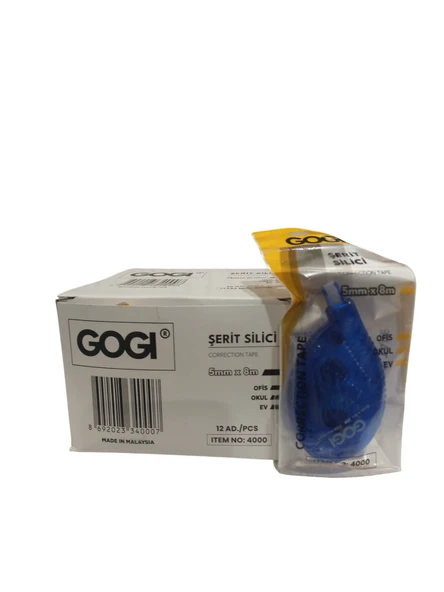 Gogi Şerit Silici Daksil 5Mm X 8 Mt 4000 (12 Li Paket) ürün görseli 1
