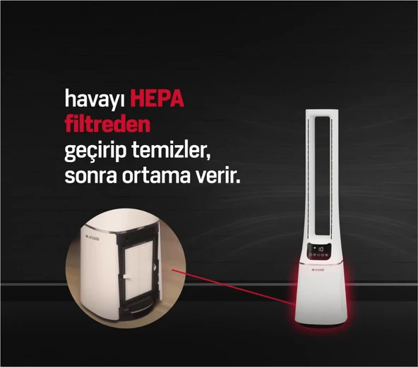 Arçelik 16380 Hkv Vantilatör - Resim 4