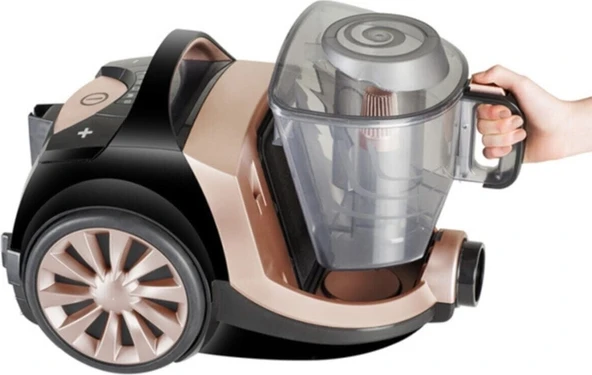 Arnica Tesla Premium Koldan Kumandalı,ultra Sessiz,turbo Başlıklı Toz Torbasız Elektrikli Süpürge Makinesi ürün görseli 1