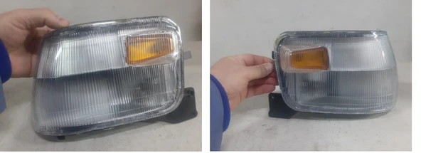 İKİ ADET FİYATIDIR SAĞ VE SOL yansanayi KALİTESİZ dir aşağıda notu okuyun Mitsubishi L300 Panelvan Minibüs 1994-2000 ÖN SİNYAL LAMBASI ürün görseli 1