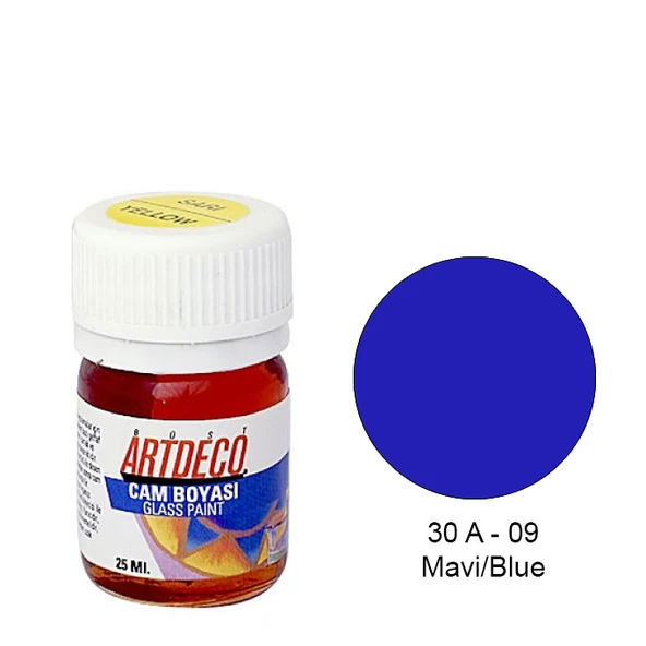 Artdeco Cam Boyası 25 Ml Öğrenci Tipi 09 Mavi ürün görseli 1