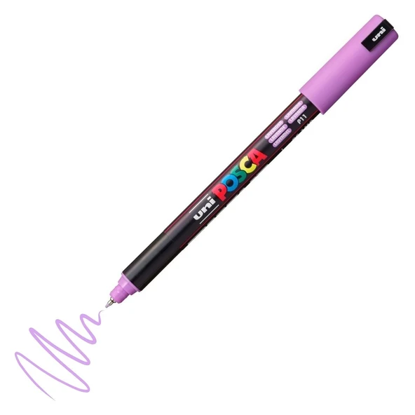 Uni-Ball Posca 0.7 Su Bazlı Boyama Markörü Lavanta N (6 Lı Paket) ürün görseli 1