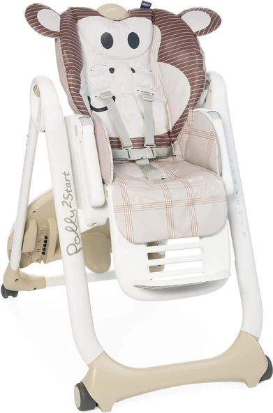 Chicco Polly 2 Start Mama Sandalyesi Monkey - Resim 2