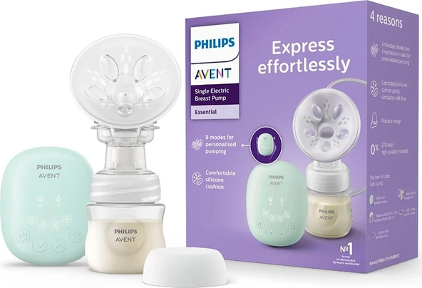Philips Avent Essentials Tekli Elektrikli Göğüs Pompası SCF323/11 ürün görseli 1