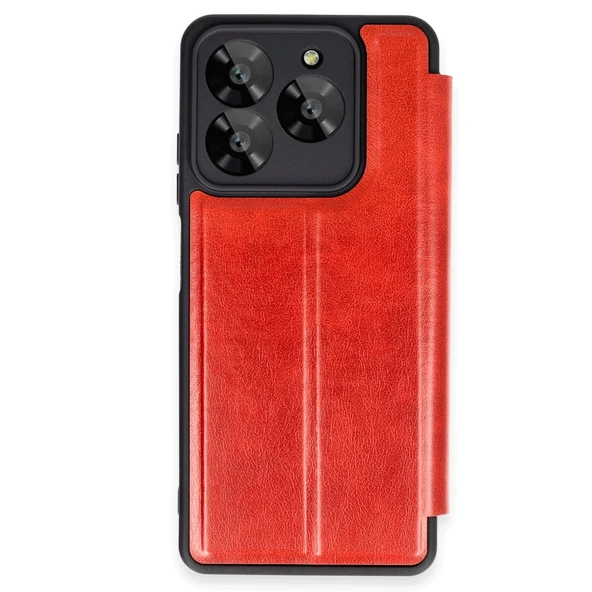 General Mobile Era 30 Kılıf Flip Cover - Kırmızı ürün görseli 1