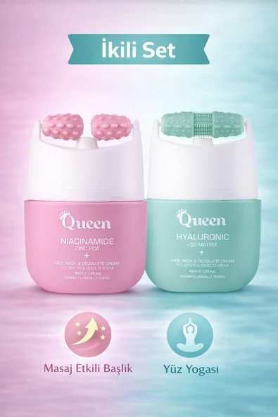 Niacinamide ve Hyaluronik Asit İçeren Yoğun Nemlendirici ve Aydınlatıcı İkili Set ürün görseli 1