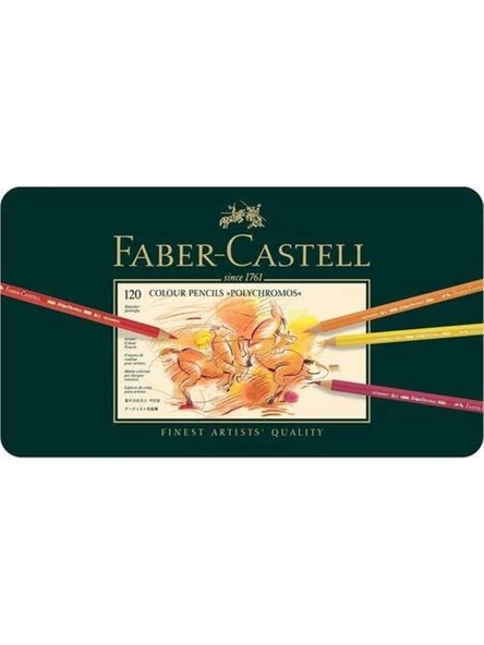 Faber-Castell Polychromos Boya Kalemi 120 Renk - Resim 3