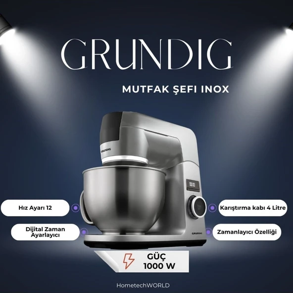 Grundig Kmp 1000 W 4 Lt Mutfak Şefi ürün görseli 1