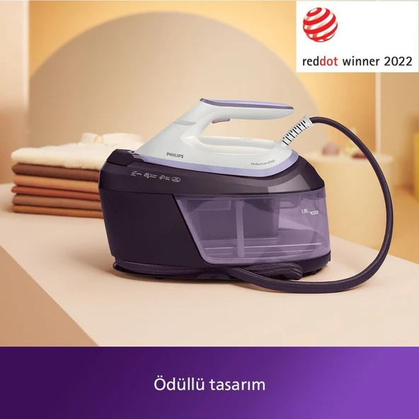 Philips Perfectcare Buhar Kazanlı Ütü 2400 Watt PSG6024/30 Mor Renkli Güçlü Buhar Özelliği ürün görseli 1