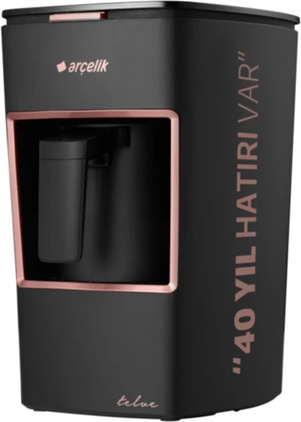 Arçelik K 3300-40.YIL Serisi Otomatik Kahve Makinesi 1000 ml Siyah/Rose Tasarımı ile Şık ürün görseli 1