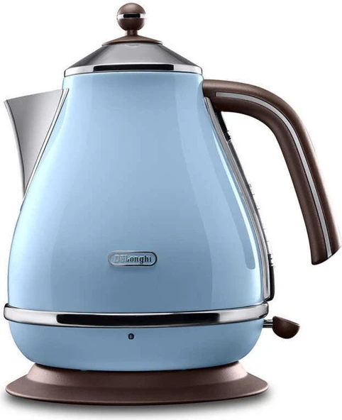 DeLonghi Paslanmaz Çelik Icona Vintage KBOV2001.AZ Su Isıtıcı 2000 W ve Altı Resmi Distribütör Garantili 2 Y ürün görseli 1