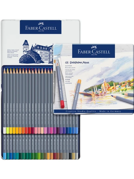 Faber-Castell Goldfaber Aqua Boya Kalemi 48 Renk - Resim 2