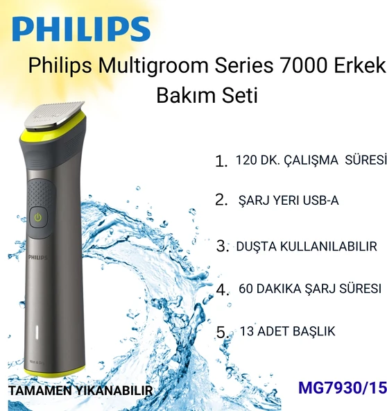 Philips Multigroom Series 7000  Erkek Bakım Seti , Traş Makinesi ürün görseli 1