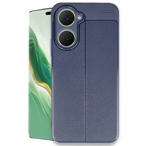 Vivo Y18 Kılıf Auto Focus Kapak - Lacivert ürün görseli 1