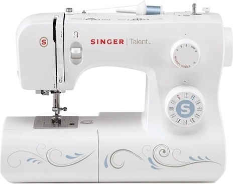 Singer 3323 Talent Elektronik Dikiş Makinesi Dikiş & Piko Özellikleri ile Beyaz Renk ürün görseli 1