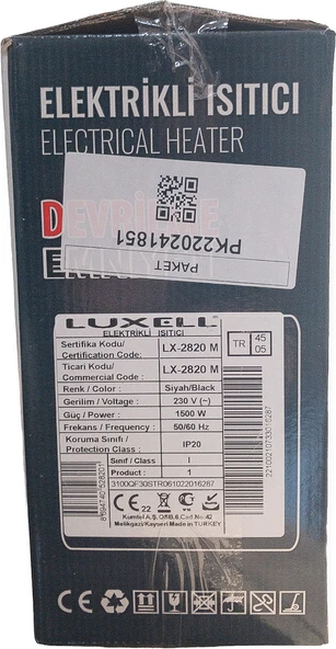 Luxell Isıtıcı LX2820 - Resim 3