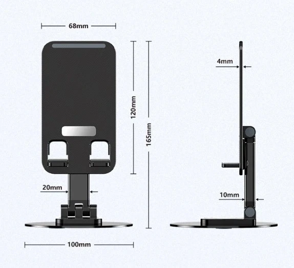 Vexor Katlanabilir Telefon Tablet Tutucu Stand - Resim 3