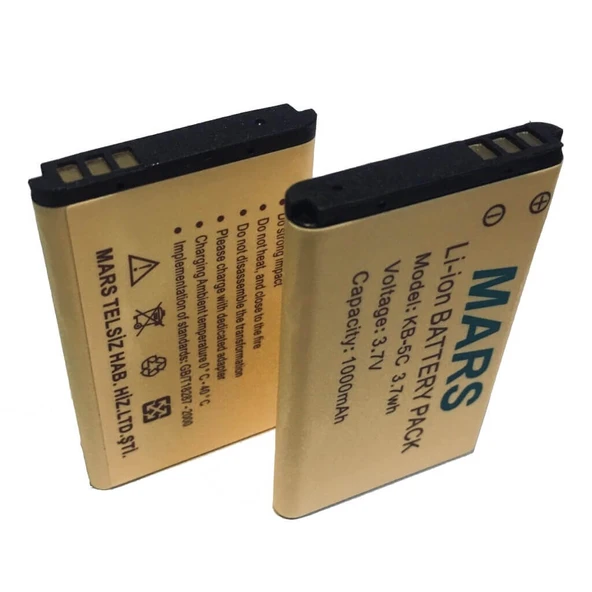 Teknoben 1500 mAh Telsiz Bataryası – WLN, Mars, Zetcom, Zastone Uyumlu KB-5C Li-ion Yedek Pil ürün görseli 1