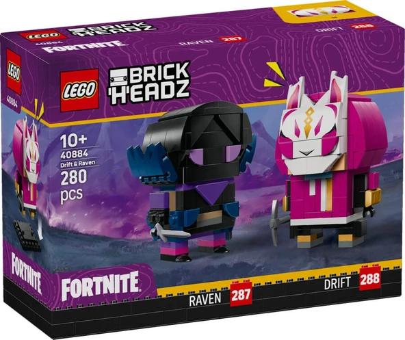 LEGO BrickHeadz 40884 Drift and Raven ürün görseli 1