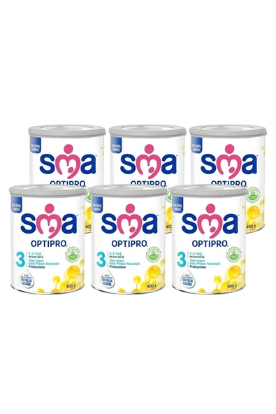 Sma 3 Optipro Probiyotik Devam Sütü 400 Gr X 6 Adet ürün görseli 1
