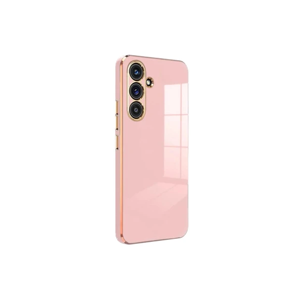 Samsung Galaxy S24 Fe Kılıf Volet Silikon - Pembe ürün görseli 1