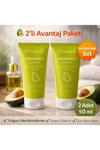 Avokadolu El Kremi 2'li 50 ml – Yoğun Nemlendirici Avantajlı Set ürün görseli 1