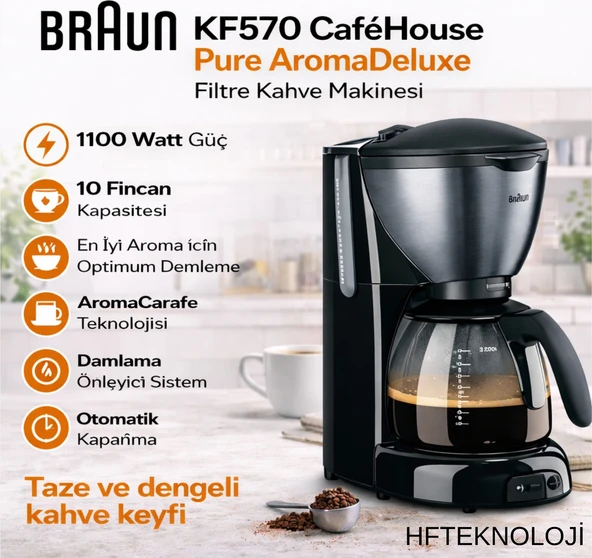 Braun Cafe House Filtre Kahve Makinası ürün görseli 1