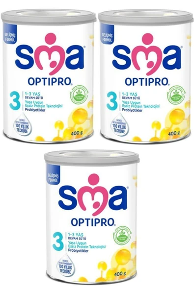 Sma Optipro Probiyotik 3 Devam Sütü 400 Gr X 3 Adet ürün görseli 1