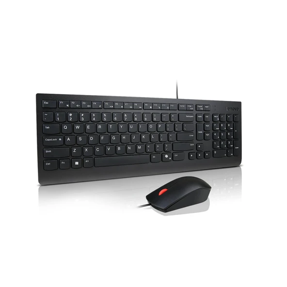 Lenovo 4X31R64437 Essential Kablolu USB Klavye Mouse Set (AI) - Türkçe Q ürün görseli 1