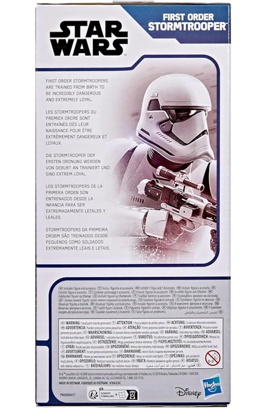 Star Wars Dev Figür First Order Stormtrooper Figür E8357 - Resim 3