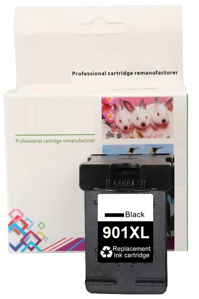 HP 901XL-CC654AE (J4524-J4540-J4550-J4580-J4624-J4660-J4680-4500) Muadil Siyah Kartuşu ürün görseli 1