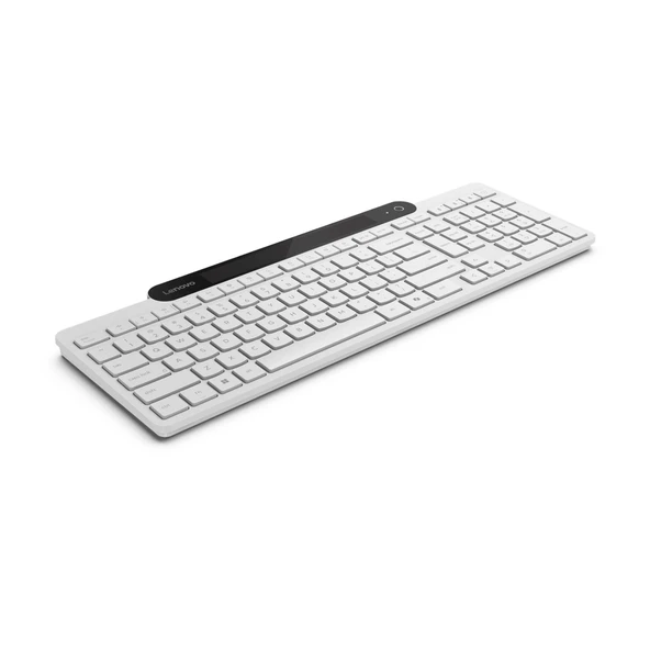 Lenovo 800 GY41R69599 Self-Charging Şarjlı Bluetooth (AI) Türkçe Q Beyaz Klavye ürün görseli 1