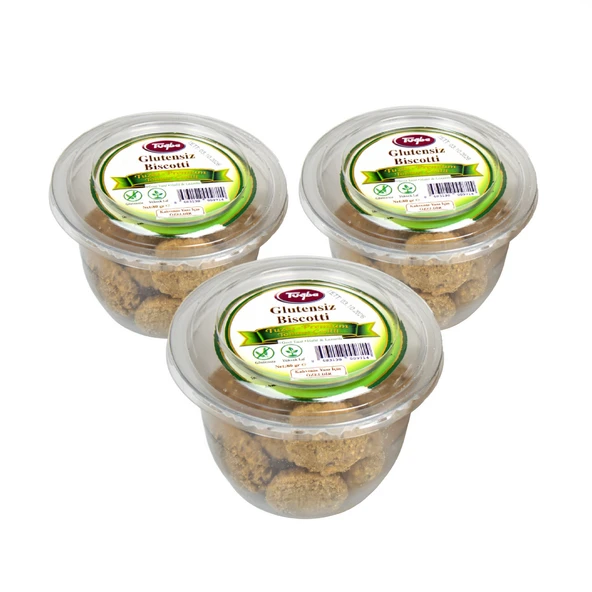 Glutensiz Biscotti (Premium Tohum Çeşitli) 80 gr 3 lü ürün görseli 1
