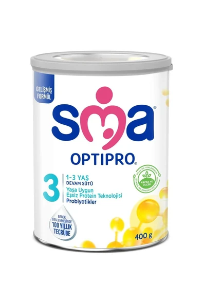 Sma Optipro Probiyotik 3 Bebek Devam Sütü 1-3 Yaş 400 gr ürün görseli 1