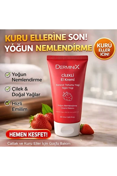 Çilek El Kremi 50ml ürün görseli 1