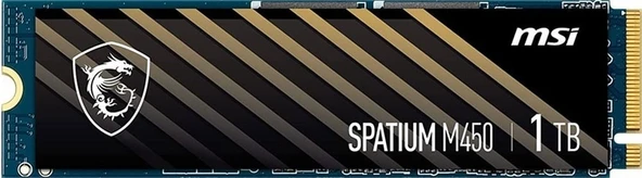 MSI 1TB SPATIUM M450 3400-2400MB/s M2 NVME GEN DİSK ürün görseli 1