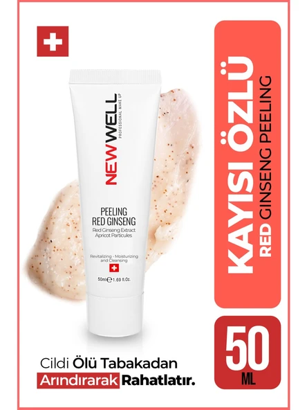 New Well Kırmızı Ginseng Peeling 50 ml Cildi Ölü Tabakadan Arındırır ve Rahatlatır ürün görseli 1