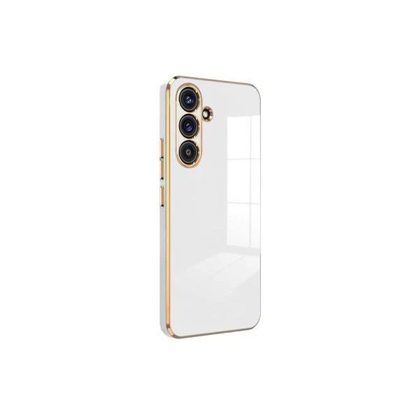Samsung Galaxy S24 Fe Kılıf Volet Silikon - Beyaz ürün görseli 1