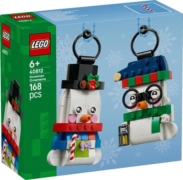 LEGO Iconic 40812 Snowman Ornaments ürün görseli 1
