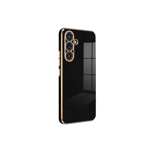 Samsung Galaxy S24 Fe Kılıf Volet Silikon - Siyah ürün görseli 1