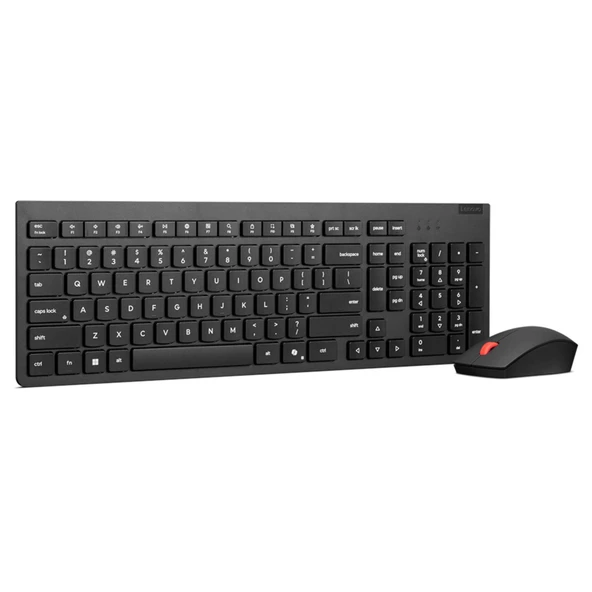Lenovo 4X31R64489 Essential Kablosuz Klavye Mouse Set Gen2 (AI) Türkçe Q ürün görseli 1