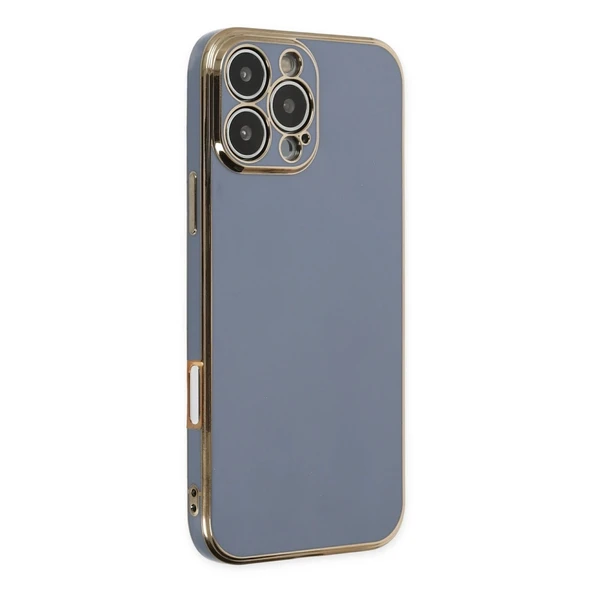 Apple İphone 16 Pro Max Kılıf Volet Silikon - Mavi ürün görseli 1