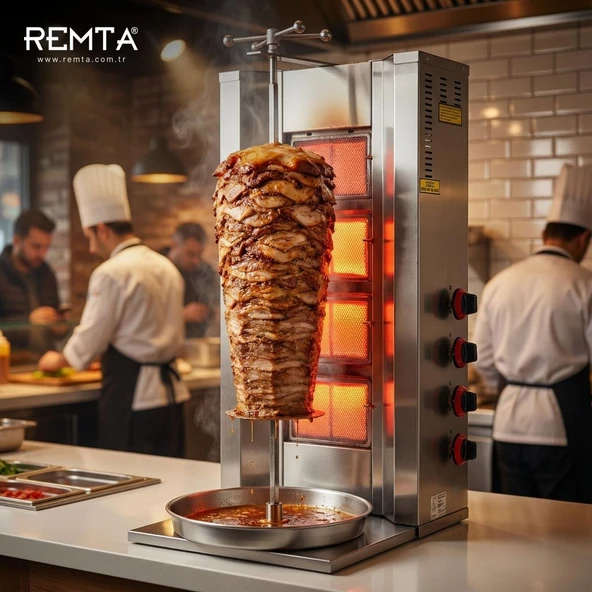 Remta 3 Radyanlı Döner Ocağı Gazlı Ce Belgeli D06 ürün görseli 1
