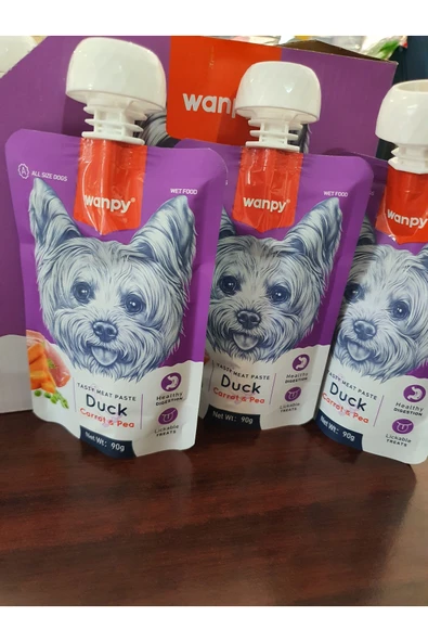PATİLİMARKET köpek ödülü ezme ördekli 10 adet ürün görseli 1