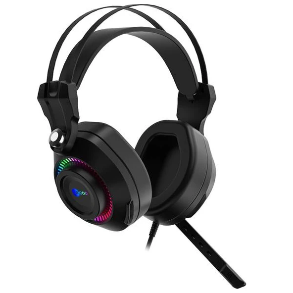 Lenovo Lecoo HT405 Kulak Üstü RGB Led Aydınlatma Kablolu Gaming Oyuncu Kulaklık ürün görseli 1