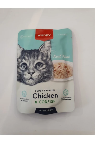 PATİLİMARKET kedi pounch tavuk&morina balığı 85 gr 12 adet ürün görseli 1